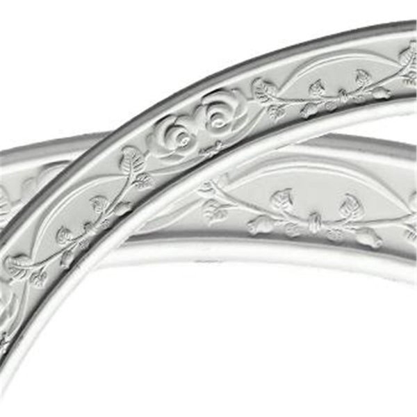 Dwellingdesigns 42.50 in. OD x 36 in. ID x 3.25 in. W x .75 in. P Architectural Accents - Rose Ceiling Ring DW69020